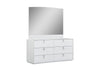 446.5" X 189.8" X 74.1" White 4PC Queen Bedroom Set