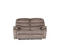 62" X 38" X 40" Light Brown Loveseat