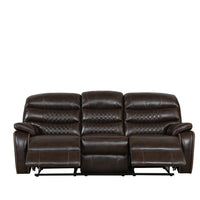 82" X 38" X 40" Dark Brown Sofa