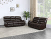 144" X 76" X 80" Dark Brown Sofa Love