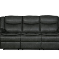 86" X 36" X 40" Gray Sofa