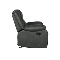 42" Gray Reclining Chair