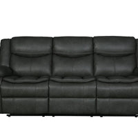 150" X 72" X 80" Gray Sofa Love