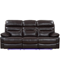 210" X 120" X 123" Brown Power Reclining Sofa Set