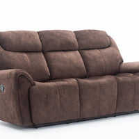 88" X 40" X 40" Brown Sofa