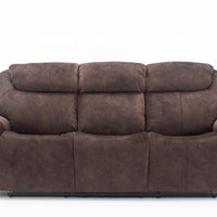 88" X 40" X 40" Brown Sofa