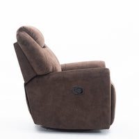 41" Brown Reclining Chair
