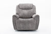 41" Gray Reclining Chair