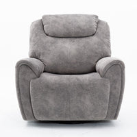41" Gray Reclining Chair