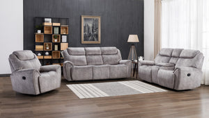 195" X 120" X 120" Gray Sofa Set