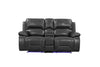 210" X 120" X 120" Gray Power Reclining Sofa Set