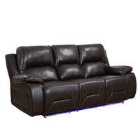 89" X 40" X 40" Brown Power Reclining Sofa