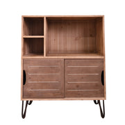 16" x 31" x 39" Brown, Wood, Cabinet-Storage