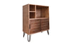 16" x 31" x 39" Brown, Wood, Cabinet-Storage