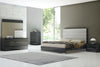 76" X 80" X 54" Grey Stainless Steel King Bed