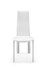 Modern Dining White Faux Leather Dining Chair