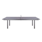 108" X 60" X 30" Dark Gray Ceramic Glass Game Table