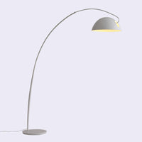 79" X 90.5" White Carbon Floor Lamp