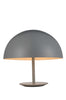 16" X 16" X 16" Grey Aluminum Table Lamp