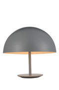 16" X 16" X 16" Grey Aluminum Table Lamp