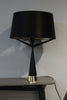 16" X 16" X 24" Black Carbon Steel Table Lamp