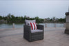 118.56" X 31.59" X 14.82" Brown 6-Piece Patio Conversation Set with Cushions and Storage Boxs