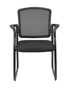 25.5" x 23.5" x 35.5"Black Mesh Fabric Guest Chair