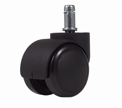 Black Soft Dual Wheel Casters Only