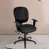 29" x 26" x 40.5" Black Fabric Chair
