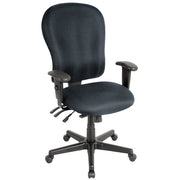 29" x 26" x 40.5" Charcoal Fabric Chair