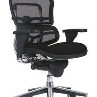 26.5" x 29" x 39.5" Black Fabric Mesh Chair