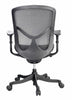 26" x 27.5" x 40" Black Mesh Low Tilt Chair