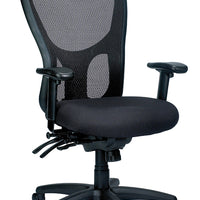 26" x 24" x 41" Black Mesh Fabric Chair