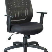 Black Mesh Fabric Office Rolling Desk Chair