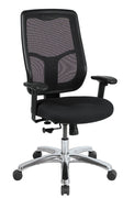 26" x 20" x 40" Black Mesh Chair