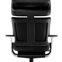 32.5" x 32.3" x 40.75" Black Leather Chair
