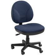 20" x 24" x 36" Blue Fabric Chair