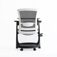 25" x 25.4" x 36.8" Black Elastic Mesh Seat and Back Chair