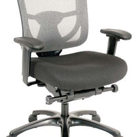 27.2" x 25.6" x 39.8" Grey Mesh - Fabric Chair