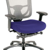 27.2" x 25.6" x 39.8" Cobalt Mesh-Fabric Chair