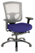27.2" x 25.6" x 39.8" Cobalt Mesh-Fabric Chair