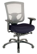 27.2" x 25.6" x 39.8"Denim Mesh-Fabric Chair