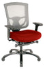27.2" x 25.6" x 39.8" Red Mesh-Fabric Chair
