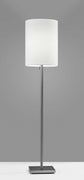 Floor Lamp Classic Silhouette Brushed Steel Metal