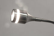 Brushed Steel Metal LED Adjustable Clip Lamp