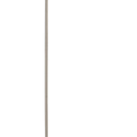 Floor Lamp in Brushed Steel Metal Adjustable LED