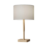 Cozy Cabin Natural Wood Table Lamp