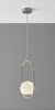 Hanging Globe Light in Loop Pendant