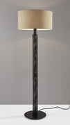 Black Metal Cage Floor Lamp