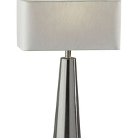 Urban Edge Slate Steel Metal Table Lamp